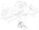 Hydro Transaxle Control and No Mow In Reverse Assembly Diagram and Parts List for 71283 240000001-240999999 - 2004 Toro Lawn Tractor