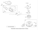 Blower Housing Assembly Briggs and Stratton 31F777-0123-E1 Diagram and Parts List for 71283 230000001-230999999 - 2003 Toro Lawn Tractor