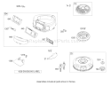 Blower Housing Assembly Briggs and Stratton 31H777-0177-E1 Diagram and Parts List for 71285 240000001-240999999 - 2004 Toro Lawn Tractor