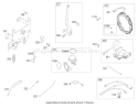 Governor Assembly Briggs and Stratton 31H777-0177-E1 Diagram and Parts List for 71285 240000001-240999999 - 2004 Toro Lawn Tractor