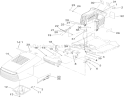 Hood and Tower Assembly Diagram and Parts List for 71283 230000001-230999999 - 2003 Toro Lawn Tractor