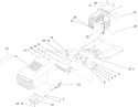 Hood and Tower Assembly Diagram and Parts List for 71286 260000001-260999999 - 2006 Toro Lawn Tractor