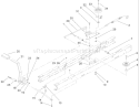 Traction Brake Assembly Diagram and Parts List for 71253 280000001-280999999 - 2008 Toro Lawn Tractor