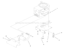 Engine System Components Assembly Diagram and Parts List for 71300 200000001-200999999 - 2000 Toro Lawn Tractor