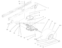 5 Speed Transaxle Assembly Diagram and Parts List for 71300 200000001-200999999 - 2000 Toro Lawn Tractor