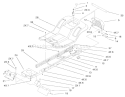 Frame And Body Assembly Diagram and Parts List for 71301 210000001-210999999 - 2001 Toro Lawn Tractor