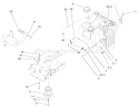 Ohv Engine System Assembly Diagram and Parts List for 71301 210000001-210999999 - 2001 Toro Lawn Tractor