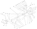 Traction Clutch Assembly Diagram and Parts List for 71301 210000001-210999999 - 2001 Toro Lawn Tractor