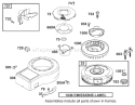 Blower Housing Assembly Engine Diagram and Parts List for 71301 210000001-210999999 - 2001 Toro Lawn Tractor