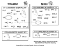 Carburetor Overhaul Kit Assembly Engine Diagram and Parts List for 71301 210000001-210999999 - 2001 Toro Lawn Tractor