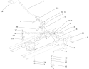 Shift Assembly Diagram and Parts List for 71427 250000001-250999999 - 2005 Toro Lawn Tractor