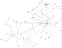 Traction Clutch Assembly Diagram and Parts List for 71252 290000001-290999999 - 2009 Toro Lawn Tractor