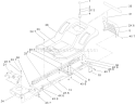 Frame and Body Assembly Diagram and Parts List for 71283 240000001-240999999 - 2004 Toro Lawn Tractor