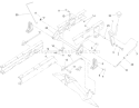 Height-of-Cut Assembly Diagram and Parts List for 71286 260000001-260999999 - 2006 Toro Lawn Tractor