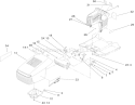Hood and Tower Assembly Diagram and Parts List for 71429 250000001-250999999 - 2005 Toro Lawn Tractor
