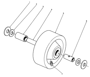 Phenolic Wheel Assembly No. 27-1050 (Optional) Diagram and Parts List for 30798 9000001 - 9999999 Toro Lawn Tractor