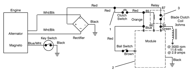 Electric Schematic Diagram and Parts List for 30165 890001 - 899999 Toro Lawn Tractor Accessories