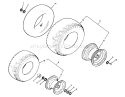 Part Location Diagram of 105448 Toro Front Wheel