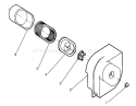 Air Cleaner Assembly Diagram and Parts List for 72040 3900001-3999999 - 1993 Toro Lawn Tractor