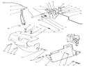 Governor Linkage & Cover Assembly Diagram and Parts List for 72040 3900001-3999999 - 1993 Toro Lawn Tractor