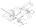 Brake Pedal Assembly Diagram and Parts List for 72041 3900001-3999999 - 1993 Toro Lawn Tractor