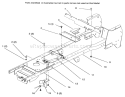 Frame Diagram and Parts List for 72045 6900001-6999999 - 1996 Toro Lawn Tractor