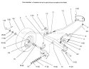 Front Axle Diagram and Parts List for 72045 6900001-6999999 - 1996 Toro Lawn Tractor