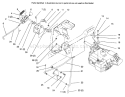 Gear Shift Linkage Diagram and Parts List for 72045 6900001-6999999 - 1996 Toro Lawn Tractor