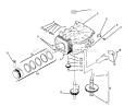 Crankcase Diagram and Parts List for 72045 6900001-6999999 - 1996 Toro Lawn Tractor