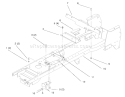 Frame Diagram and Parts List for 72045 7900001-7999999 - 1997 Toro Lawn Tractor