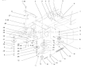 Gear Drive Components Diagram and Parts List for 72045 7900001-7999999 - 1997 Toro Lawn Tractor