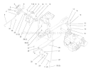 Gear Shift Linkage Diagram and Parts List for 72045 7900001-7999999 - 1997 Toro Lawn Tractor