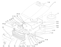 Hood And Grill Diagram and Parts List for 72045 7900001-7999999 - 1997 Toro Lawn Tractor