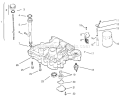 Oil Pan/lubrication-Kohler Diagram and Parts List for 72045 7900001-7999999 - 1997 Toro Lawn Tractor