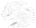 Part Location Diagram of 106-5845 Toro Decal-Fender, Rear