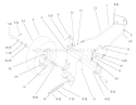Front Axle Diagram and Parts List for 72045 8900400-8999999 - 1998 Toro Lawn Tractor