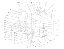 Gear Drive Components Diagram and Parts List for 72045 8900400-8999999 - 1998 Toro Lawn Tractor