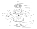 Part Location Diagram of 12-025-15 Kohler Flywheel