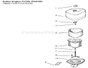 Air Intake/filtration Diagram and Parts List for 72047 9900001-9999999 - 1999 Toro Lawn Tractor