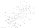 Frame Assembly Diagram and Parts List for 72047 9900001-9999999 - 1999 Toro Lawn Tractor