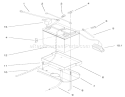 Battery Assembly Diagram and Parts List for 72047 9900001-9999999 - 1999 Toro Lawn Tractor