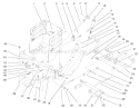 Lift Lever & Hoc Assembly Diagram and Parts List for 72047 9900001-9999999 - 1999 Toro Lawn Tractor