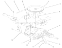 Transaxle Assembly Diagram and Parts List for 72047 9900001-9999999 - 1999 Toro Lawn Tractor