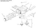 Crankcase Diagram and Parts List for 72047 9900001-9999999 - 1999 Toro Lawn Tractor