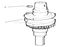 Crankshaft Diagram and Parts List for 72047 9900001-9999999 - 1999 Toro Lawn Tractor