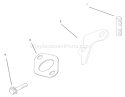 Exhaust Diagram and Parts List for 72049 200000001-200999999 - 2000 Toro Lawn Tractor
