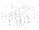 Gear Drive Assembly Diagram and Parts List for 72049 200000001-200999999 - 2000 Toro Lawn Tractor