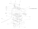 Part Location Diagram of 100-4186 Toro Battery Cable-Red