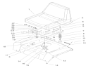 Seat Assembly Diagram and Parts List for 72049 200000001-200999999 - 2000 Toro Lawn Tractor