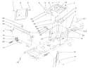 Hoodstand And Firewall Assembly Diagram and Parts List for 72051 220000001-220999999 - 2002 Toro Lawn Tractor